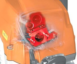 Stihl elektrinis karbiuratoriaus šildymas