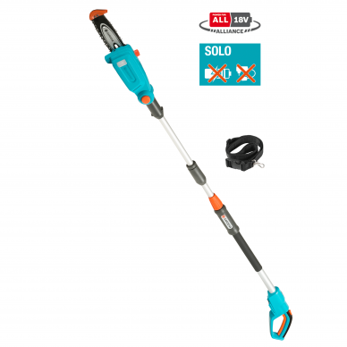 Aukštapjovė akumuliatorinė Gardena TCS 20/18 P4A