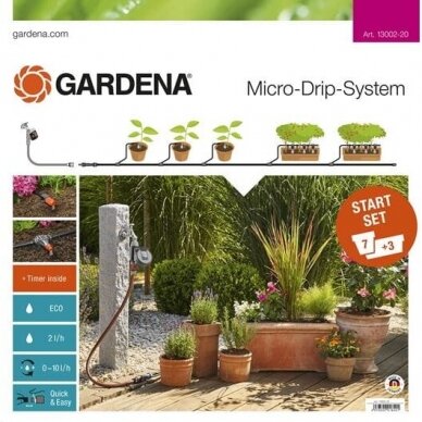 Rinkinys laistymo 7 vazonams MDS Gardena 1
