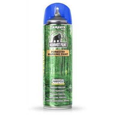 Dažai žymėjimo mėlyni fluo 500ml AMPERE Dažai žymėjimo mėlyni fluo 500ml AMPERE