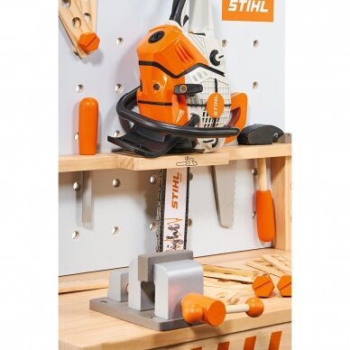 Darbastalis žaislinis STIHL su mediniais įrankiais 5