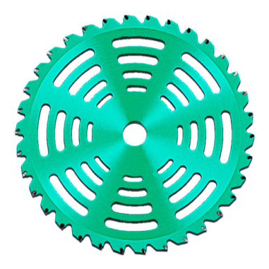 Diskas žolės su kietmetaliu 255mm 34T 25.4mm