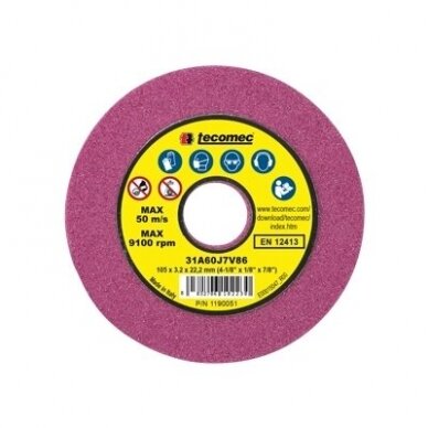 Diskelis galandimo 105*3.2*22.2 raudonas