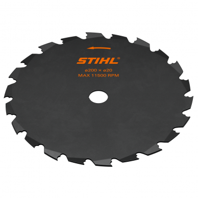 Diskas krūmams STIHL 200mmx20mm 22Z Diskas krūmams STIHL 200mmx20mm 22Z