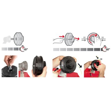 Galvutė pjovimo EasyWork 130 M10/M12 Galvutė pjovimo EasyWork 130 M10/M12