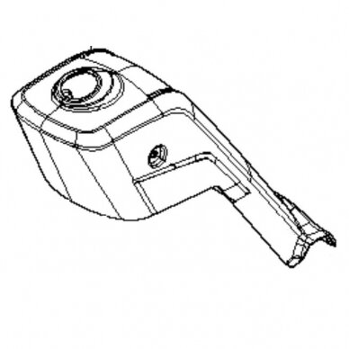 Gaubtas vairo Husqvarna R214TC Gaubtas vairo Husqvarna R214TC