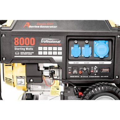 Generatorius benzininis LONCIN LC8000D-AS-1F 230V 12