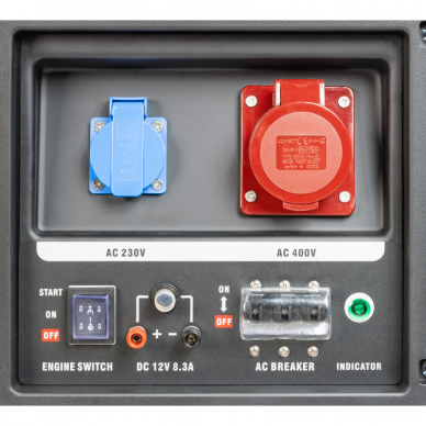 Generatorius benzininis LONCIN LC8000D-AS 400V 5