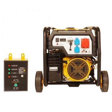 Generatorius benzininis STAGER FD10000E3 400V su automatika 2