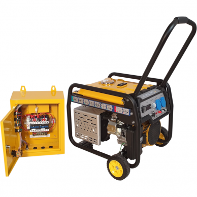 Generatorius benzininis STAGER FD3600E 230V su automatika 1