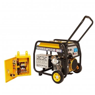 Generatorius benzininis STAGER FD6500E 230V 5kW su automatika 1