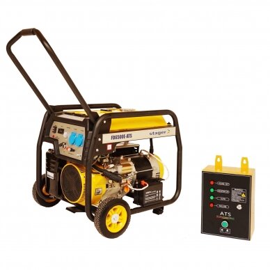 Generatorius benzininis STAGER FD6500E 230V 5kW su automatika