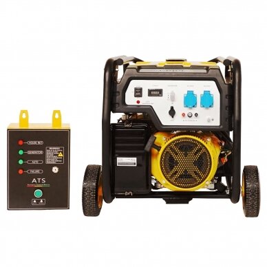 Generatorius benzininis STAGER FD6500E 230V 5kW su automatika 2