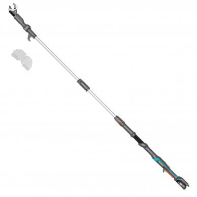 Genėtuvas akumuliatorinis GARDENA HighCut 250/18V P4A su baterija 1 Genėtuvas akumuliatorinis GARDENA HighCut 250/18V P4A su baterija 1