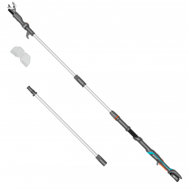 Genėtuvas akumuliatorinis GARDENA HighCut 360/18V P4A su baterija 1