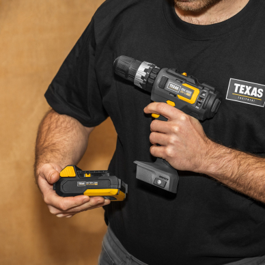 Grąžtas suktukas akumuliatorinis TEXAS IDX2000 20V 8
