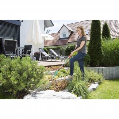 Grėbliukas vielinis 12cm su kotu Gardena CombiSystem 3