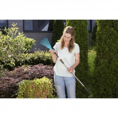 Grėbliukas vielinis 12cm su kotu Gardena CombiSystem 5