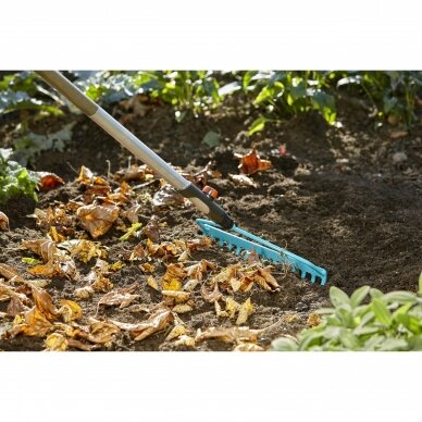 Grėblys metalinis lankinis GARDENA CombiSystem 36cm 14d. 3