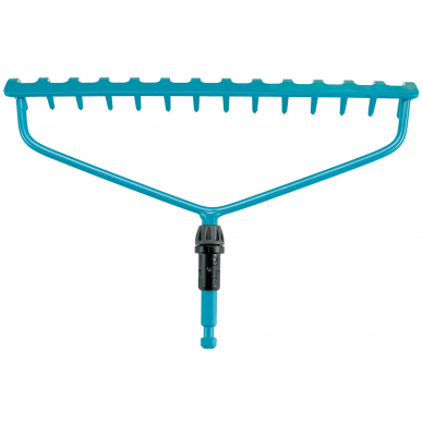 Grėblys metalinis lankinis GARDENA CombiSystem 36cm 14d. 1