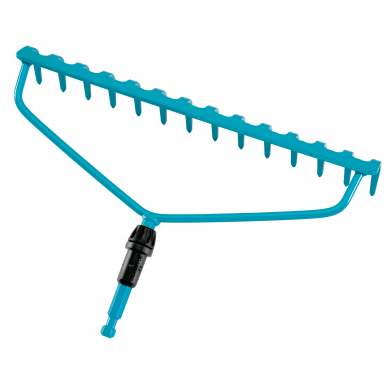 Grėblys metalinis lankinis GARDENA CombiSystem 36cm 14d. 2