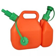 Kanistras kurui kombi su vožtuvais 5+2.5 L