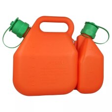 Kanistras kurui kombi su vožtuvais 5+2.5 L