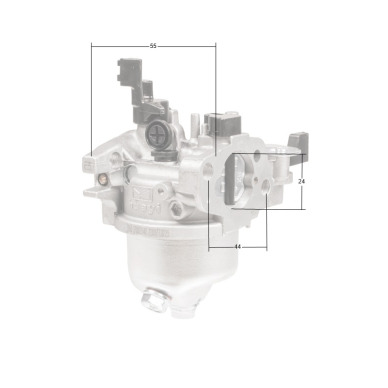 Karbiuratorius Loncin LC80WB/50ZB/168FD/G200FD 2