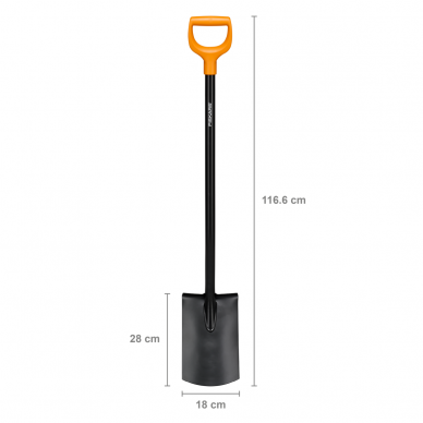 Kastuvas sodo bukas Fiskars Solid Metal 2