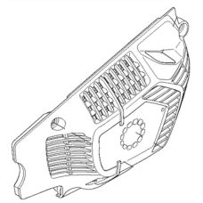 Korpusas starterio Husqvarna 555/560XP