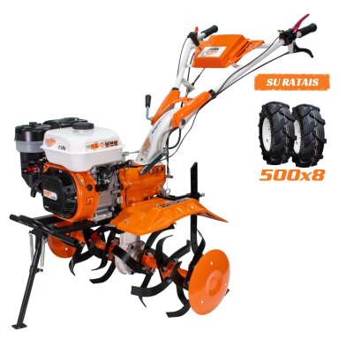 Motoblokas - kultivatorius Ruris 731K su ratais Motoblokas - kultivatorius Ruris 731K su ratais