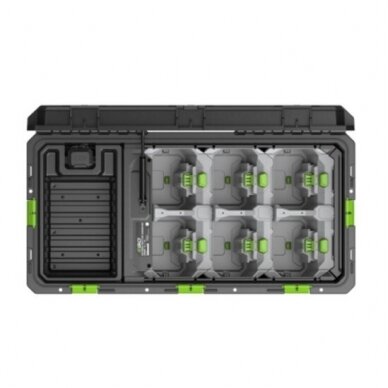 Multi įkroviklio dežė su įkrovikliu EGO Power+ CHU6000E 2
