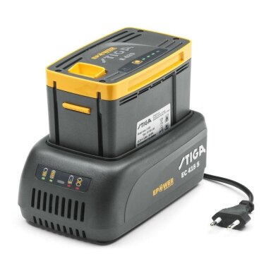 Pakrovėjas baterijos Stiga EC 415S 48V viengubas lėtasis Pakrovėjas baterijos Stiga EC 415S 48V viengubas lėtasis