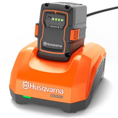Pakrovėjas baterijos HUSQVARNA 40-C500X 500W Pakrovėjas baterijos HUSQVARNA 40-C500X 500W