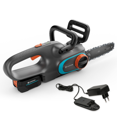 Pjūklas akumuliatorinis GARDENA PowerSaw 250/18V P4A su baterija Pjūklas akumuliatorinis GARDENA PowerSaw 250/18V P4A su baterija