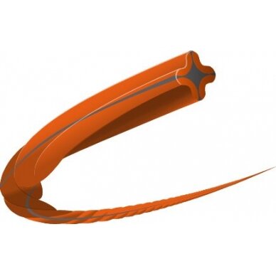 Valas trimeriui 2.4 mm/12m HUSQVARNA Whisper Twist 1