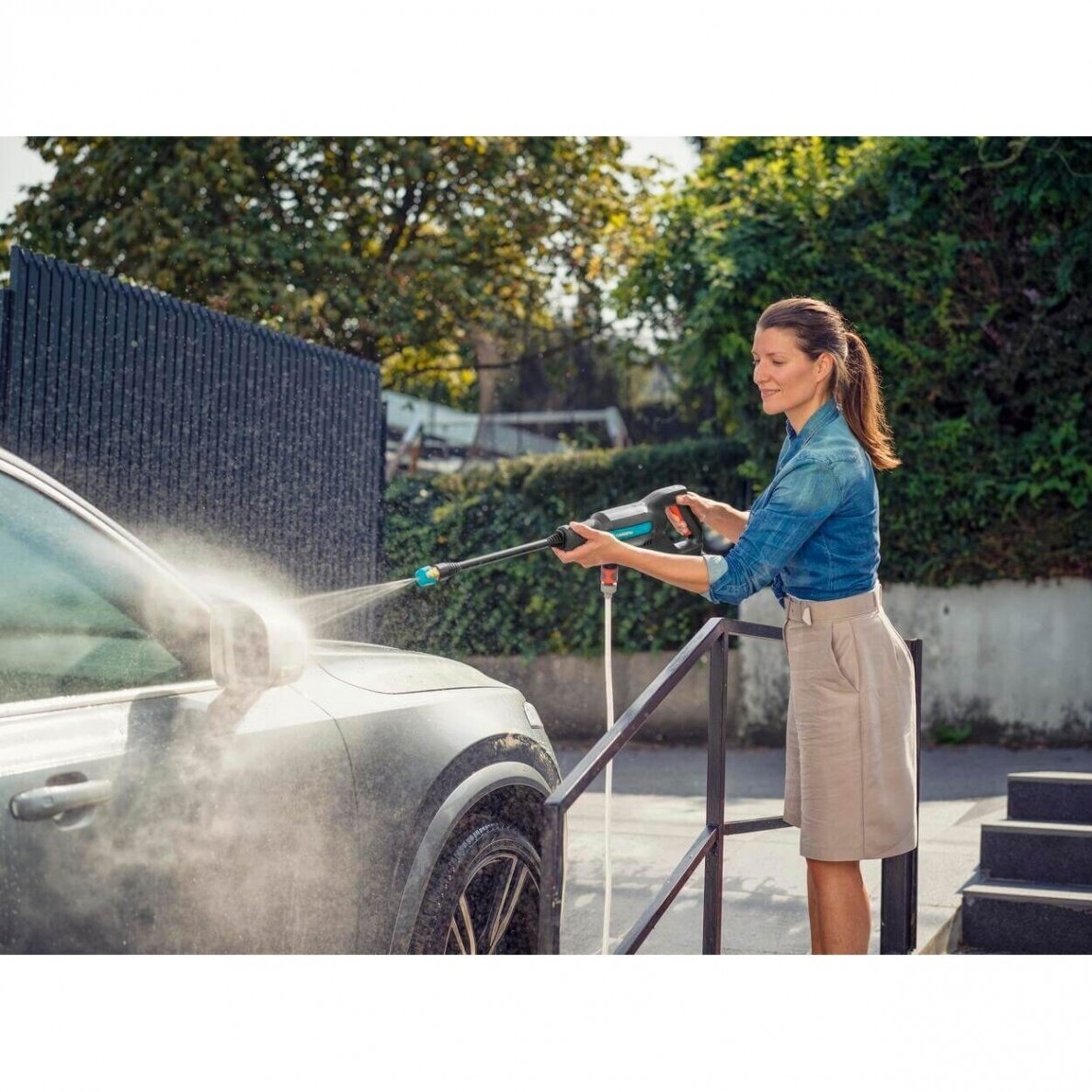 Plovykla akumuliatorinė GARDENA AquaClean 24/18V P4A 6 Plovykla akumuliatorinė GARDENA AquaClean 24/18V P4A 6