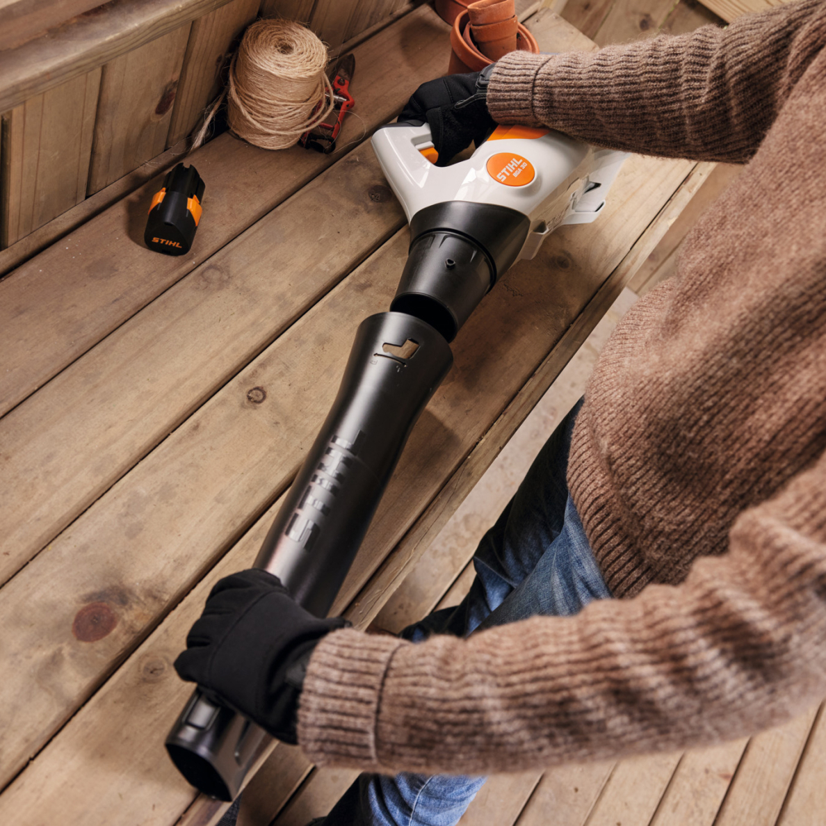 Pūstuvas akumuliatorinis STIHL BGA 30 su 2 x AS2 ir AL1 9 Pūstuvas akumuliatorinis STIHL BGA 30 su 2 x AS2 ir AL1 9