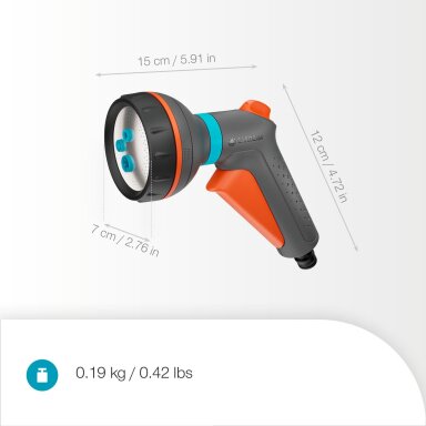 Purkštuvas laistymo Gardena Classic 4in1