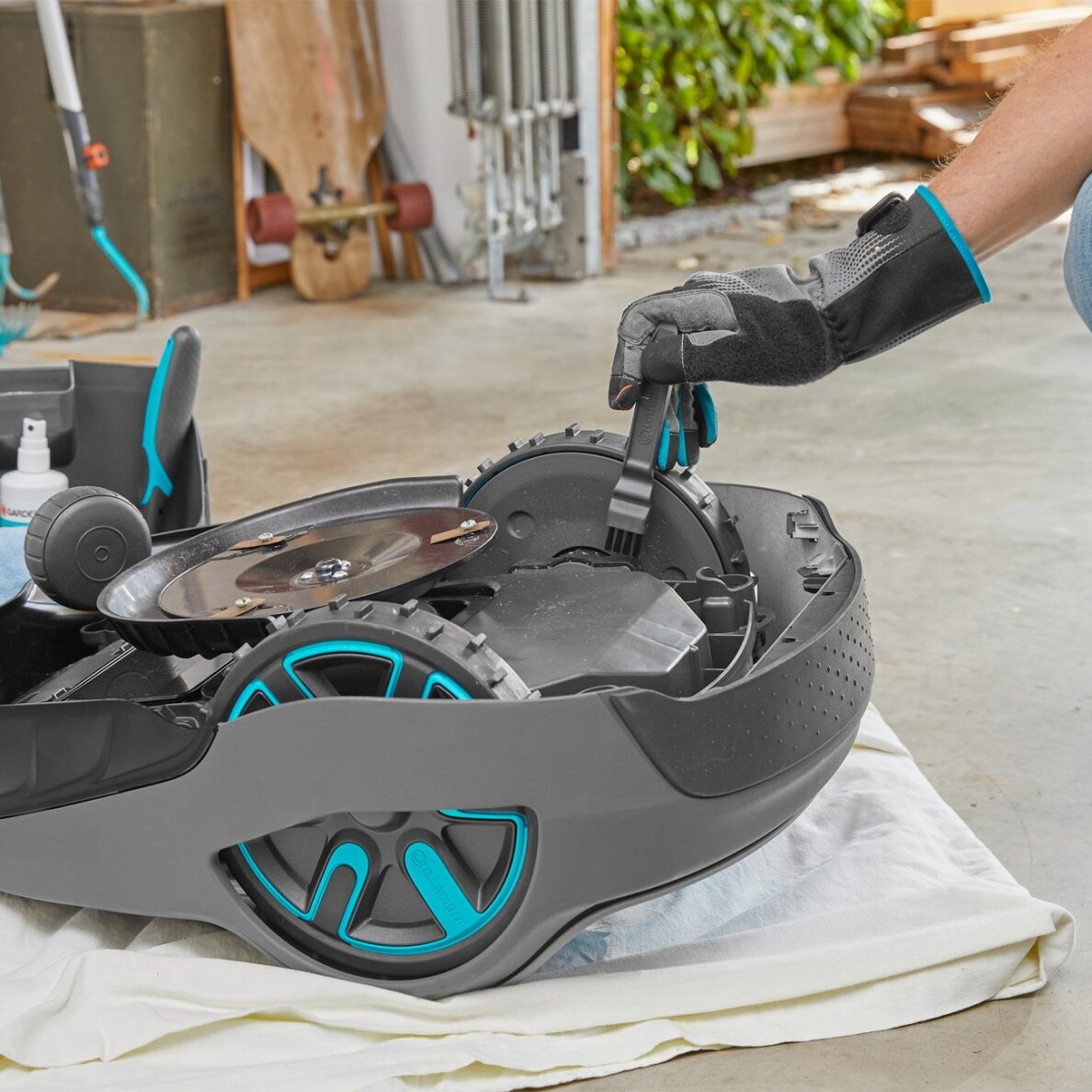 Rinkinys vejapjovės roboto priežiūrai GARDENA 4