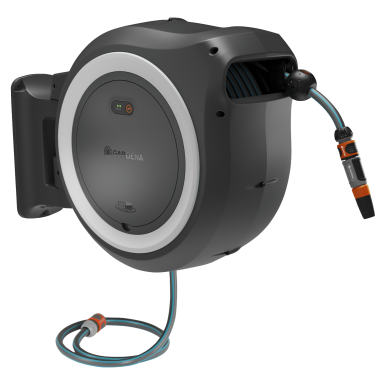 Ritė su žarna 35m PowerRoll XL mont. ant sienos balta Gardena Ritė su žarna 35m PowerRoll XL mont. ant sienos balta Gardena