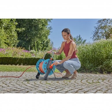 Ritė sieninė su žarna 25m Basic Gardena komplektas 6 Ritė sieninė su žarna 25m Basic Gardena komplektas 6