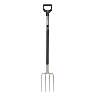 Šakė plokščiais virbais Fiskars Ergonomic
