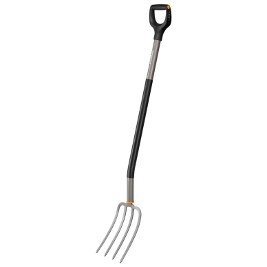 Šakė plokščiais virbais Fiskars Ergonomic 1