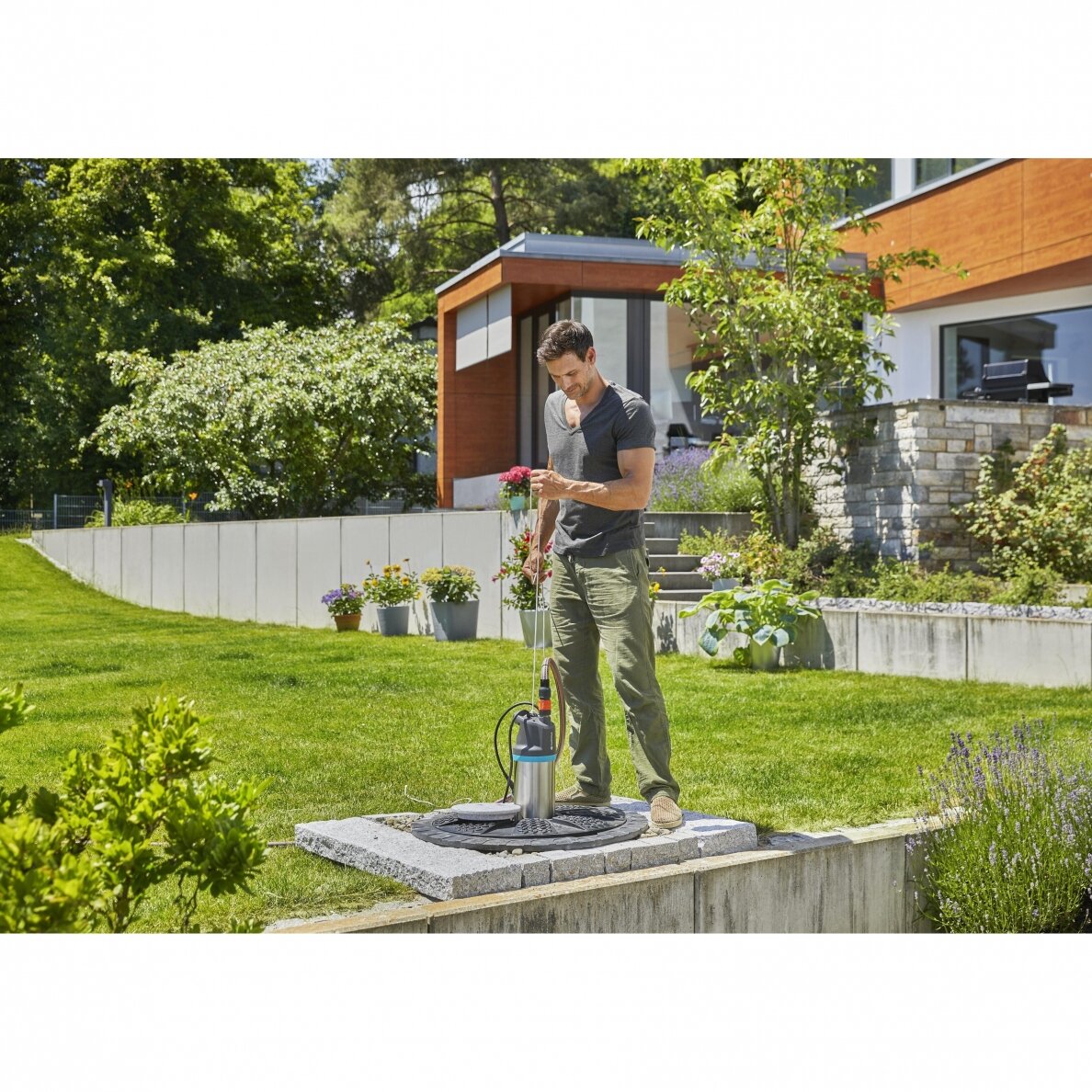 Siurblys slėginis panardinamas 5900/4 Inox automatinis Gardena 7 Siurblys slėginis panardinamas 5900/4 Inox automatinis Gardena 7