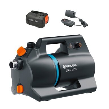 Siurblys vandens akumuliatorinis GARDENA 3000 18V P4A su baterija