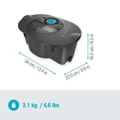 Sistema laistymo vejos GARDENA AquaPrecise po žeme 3