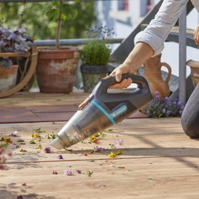 Siurblys dulkių akumuliatorinis EasyClean Li Gardena su pakrovimo stotele 5