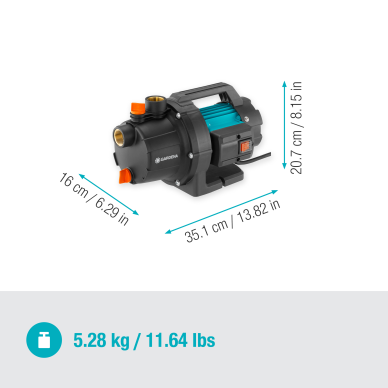 Siurblys vandens GARDENA 3000/4 3