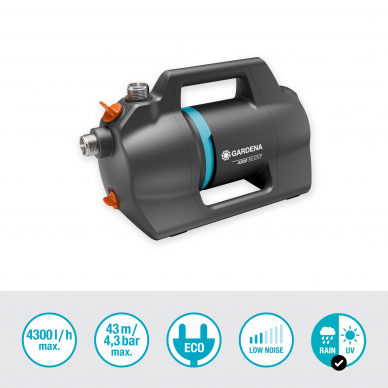 Siurblys vandens Gardena 4300 Silent 2
